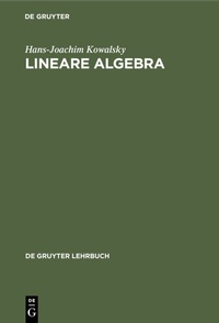 Abbildung von: Lineare Algebra - De Gruyter