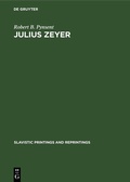 Cover: Julius Zeyer - De Gruyter Mouton