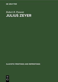 Enlarge image Cover: Julius Zeyer - De Gruyter Mouton
