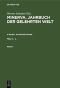 Cover: A - L - De Gruyter