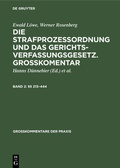Abbildung von: §§ 213-444 - De Gruyter