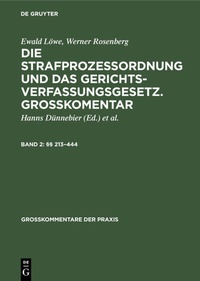 Abbildung von: §§ 213-444 - De Gruyter