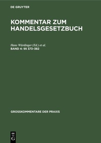 Abbildung von: (§§ 373-382) - De Gruyter