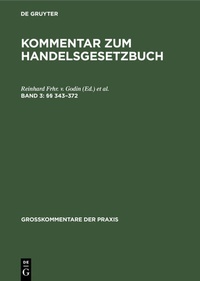 Abbildung von: (§§ 343-372) - De Gruyter