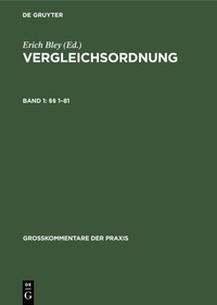 Abbildung von: §§ 1-81 - De Gruyter