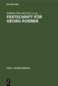 Cover: Festschrift f&uuml;r Georg Roeber - De Gruyter