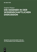Cover: Die Essener in der wissenschaftlichen Diskussion - De Gruyter
