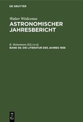 Cover: Die Literatur des Jahres 1956 - De Gruyter