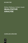 Cover: Qualitative Analyse - De Gruyter