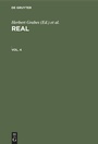 Cover: REAL. Vol. 4 - De Gruyter