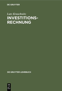 Abbildung von: Investitionsrechnung - De Gruyter