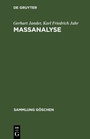 Cover: Massanalyse - De Gruyter