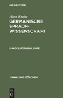 Cover: Formenlehre - De Gruyter