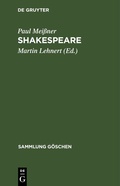 Cover: Shakespeare - De Gruyter