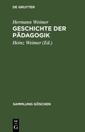 Cover: Geschichte der P&auml;dagogik - De Gruyter