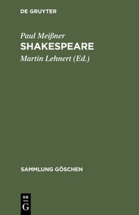 Enlarge image Cover: Shakespeare - De Gruyter
