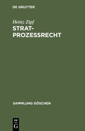Cover: Stratproze&szlig;recht - De Gruyter