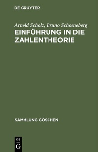 Abbildung von: Einführung in die Zahlentheorie - De Gruyter