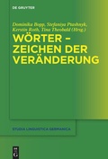 Cover: W&ouml;rter - Zeichen der Ver&auml;nderung - De Gruyter