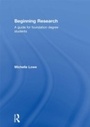Cover: Beginning Research - Routledge