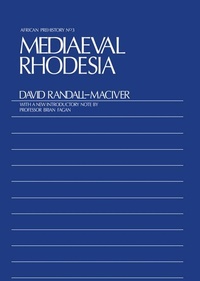 Enlarge image Cover: Medieval Rhodesia - Routledge