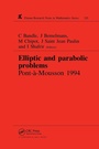 Cover: Elliptic and Parabolic Problems - Chapman & Hall/CRC