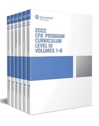 Enlarge image Cover: 2022 CFA Program Curriculum Level III Box Set - CFA Institute