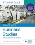 Cover: CCEA AS Unit 1 Business Studies Student Guide 1: Introduction to Business - Hodder Education
