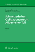Cover: Schweizerisches Obligationenrecht Allgemeiner Teil - St&auml;mpfli Verlag AG