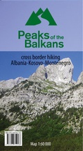 Cover: Peaks of the Balkan 1: 60 000 - Huber Kartographie