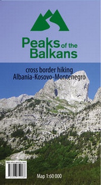 Abbildung von: Peaks of the Balkan 1: 60 000 - Huber Kartographie