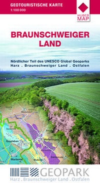 Abbildung von: Braunschweiger Land - Nördlicher Teil des UNESCO Global Geoparks Harz.Braunschweiger Land.Ostfalen - Huber Kartographie