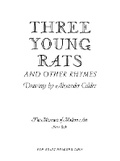 Cover: Three Young Rats and Other Rhymes - Museum of Modern Art