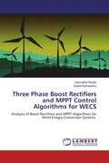 Cover: Three Phase Boost Rectifiers and MPPT Control Algorithms for WECS - LAP Lambert Academic Publishing