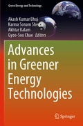 Cover: Advances in Greener Energy Technologies - Springer