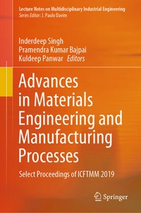 Enlarge image Cover: Advances in Materials Engineering and Manufacturing Processes - Springer