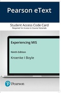 Cover: Mylab MIS with Pearson Etext -- Access Card -- For Experiencing MIS - Pearson