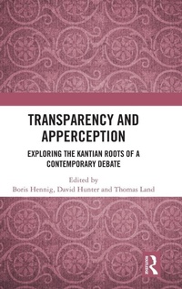 Enlarge image Cover: Transparency and Apperception - Routledge