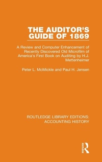 Abbildung von: The Auditor's Guide of 1869 - Routledge