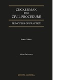 Abbildung von: Zuckerman on Civil Procedure: Principles of Practice - Sweet & Maxwell