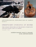 Cover: Ordinary Lydians at Home - Archeological Exploration of Sardis