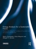 Cover: Energy Analysis for a Sustainable Future - Routledge