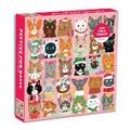 Cover: Festive Furballs 500 Piece Puzzle - Mudpuppy Press
