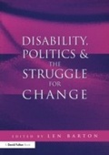 Cover: Disability, Politics and the Struggle for Change - Routledge