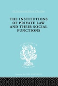 Cover: Inst Of Private Law Ils 208 - Routledge