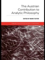 Cover: The Austrian Contribution to Analytic Philosophy - Routledge