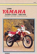 Cover: Yamaha XT/TT 350, 1985-1996 - Clymer Publishing