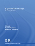 Cover: E-government in Europe - Routledge
