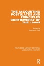 Cover: The Accounting Postulates and Principles Controversy of the 1960s - Routledge