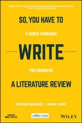 Cover: So, You Have to Write a Literature Review - Wiley